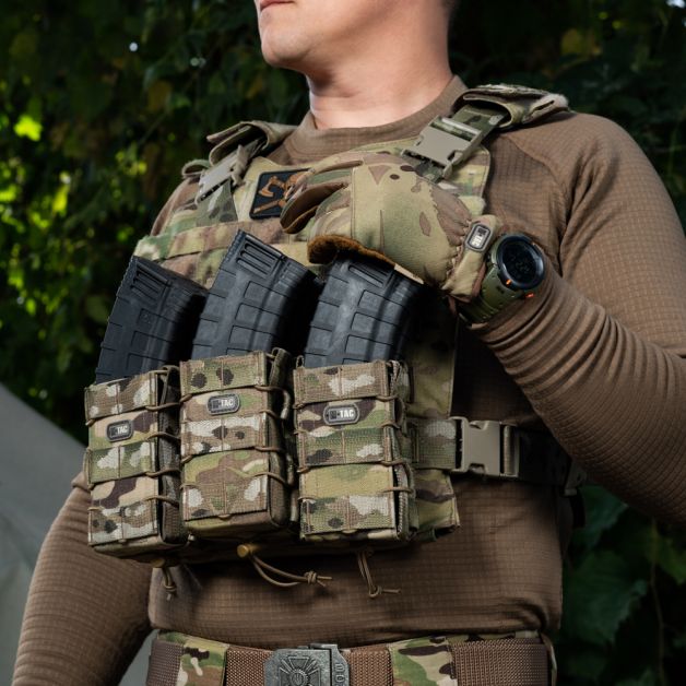 M-Tac подсумок для АК открытый двойной Gen.3 Multicam