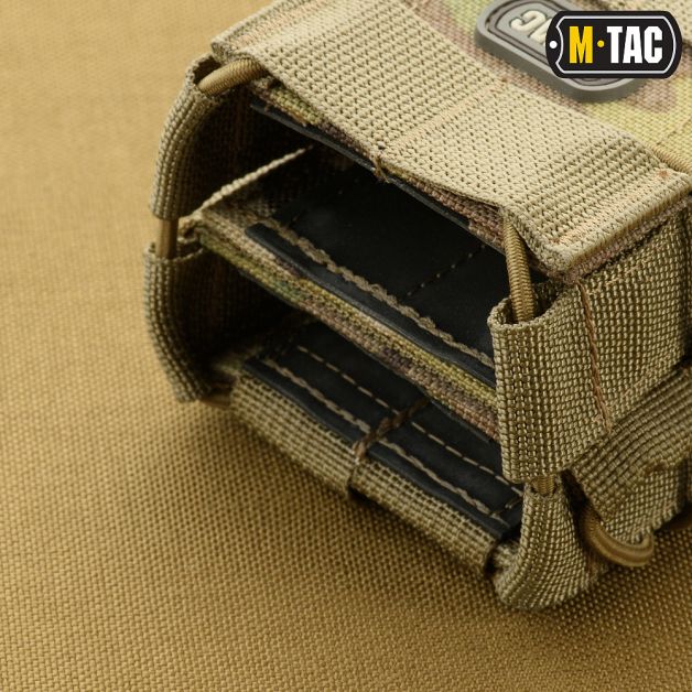 M-Tac подсумок для АК открытый двойной Multicam