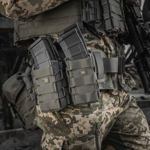 M-Tac подсумок для АК открытый двойной Olive