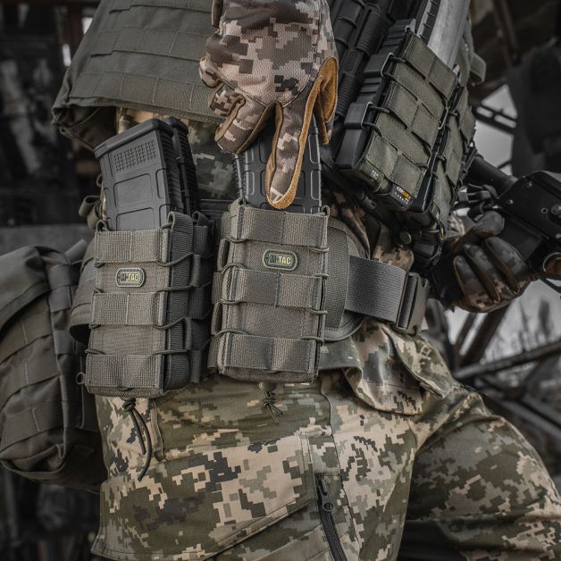 M-Tac подсумок для АК открытый двойной Olive
