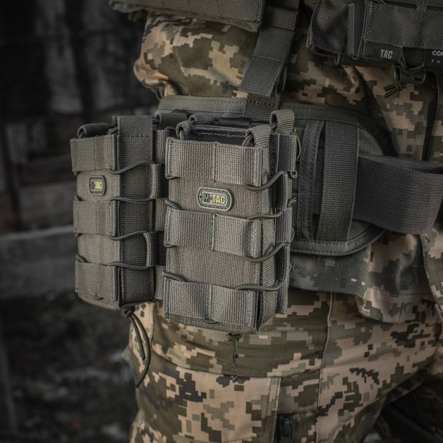 M-Tac подсумок для АК открытый двойной Olive