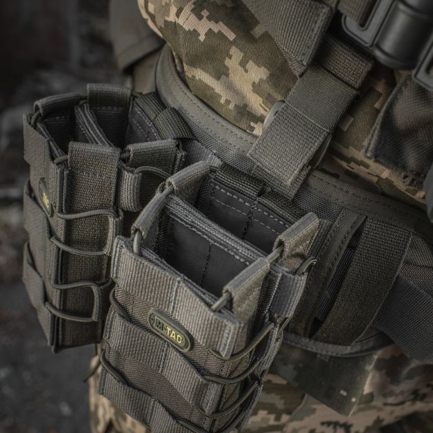 M-Tac подсумок для АК открытый двойной Olive