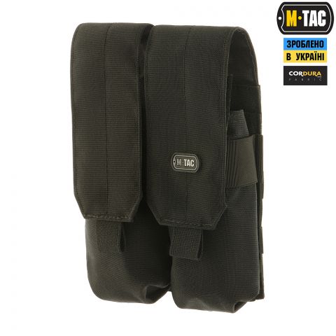 M-Tac подсумок для АК закрытый двойной Black