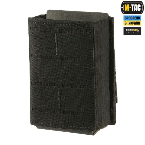 M-Tac подсумок для магазина на резинке (10 см) Laser Cut Black