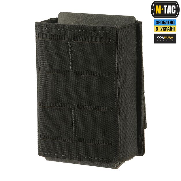 M-Tac подсумок для магазина на резинке (10 см) Laser Cut Black