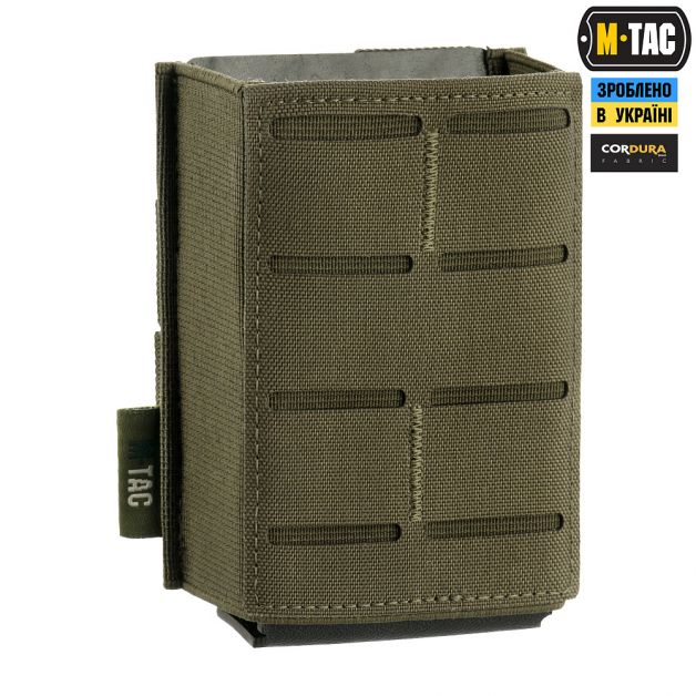 M-Tac подсумок для магазина на резинке (10 см) Laser Cut Ranger Green