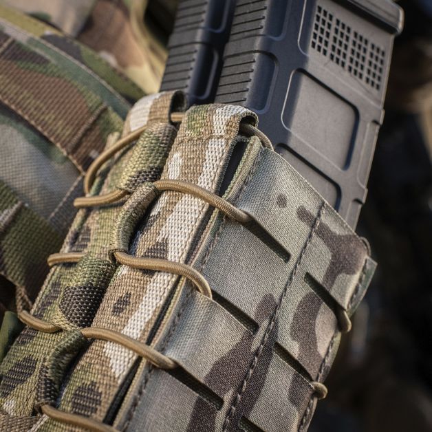 M-Tac подсумок для магазина открытый двойной Laser Cut Gen.3 Multicam