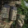 M-Tac подсумок для магазина открытый двойной Laser Cut Multicam