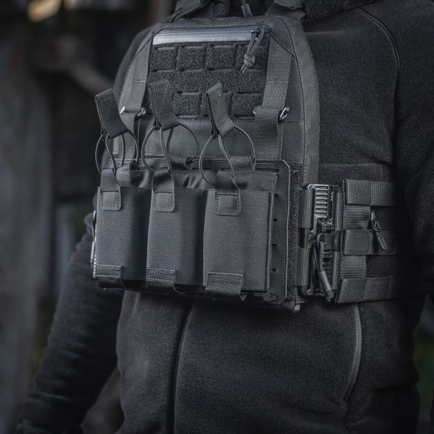 M-Tac подсумок эластичный на 3 магазина Elite Black
