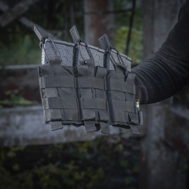 M-Tac подсумок эластичный на 3 магазина Elite Black