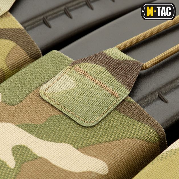 M-Tac підсумок еластичний на 3 магазина Elite Multicam