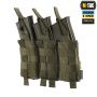 M-Tac подсумок эластичный на 3 магазина Elite Ranger Green