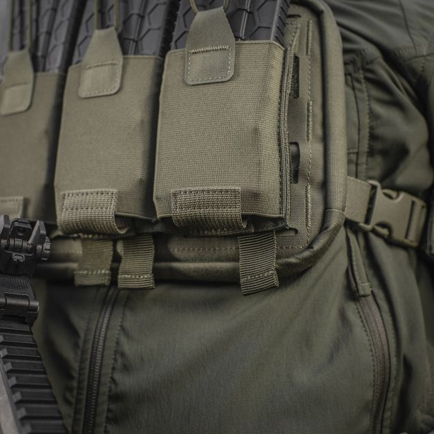 M-Tac подсумок эластичный на 3 магазина Elite Ranger Green