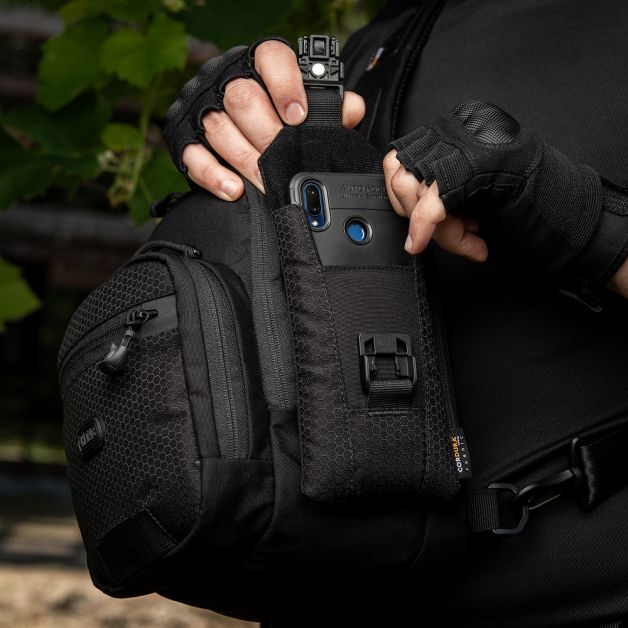 M-Tac подсумок для смартфона Elite Large Hex Black