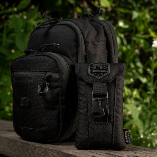 M-Tac подсумок для смартфона Elite Large Hex Black