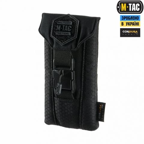 M-Tac подсумок для смартфона Elite Medium Hex Black