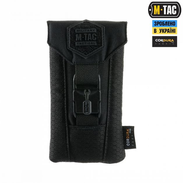 M-Tac підсумок для смартфона Elite Medium Hex Black