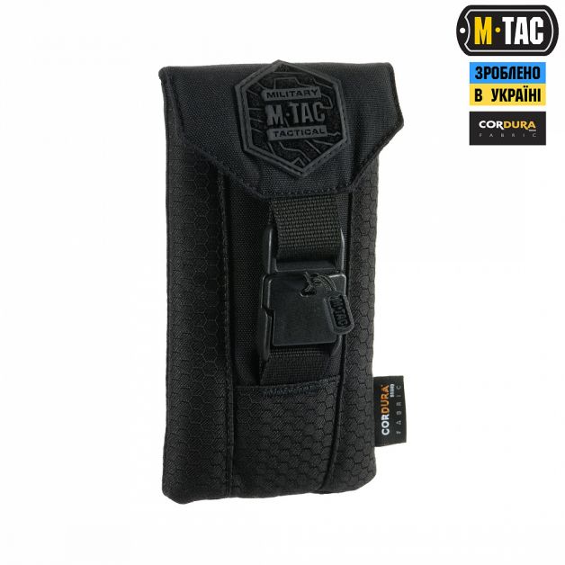 M-Tac підсумок для смартфона Elite Medium Hex Black