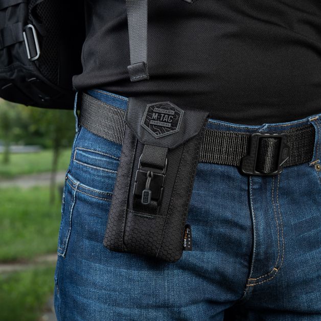 M-Tac підсумок для смартфона Elite Medium Hex Black
