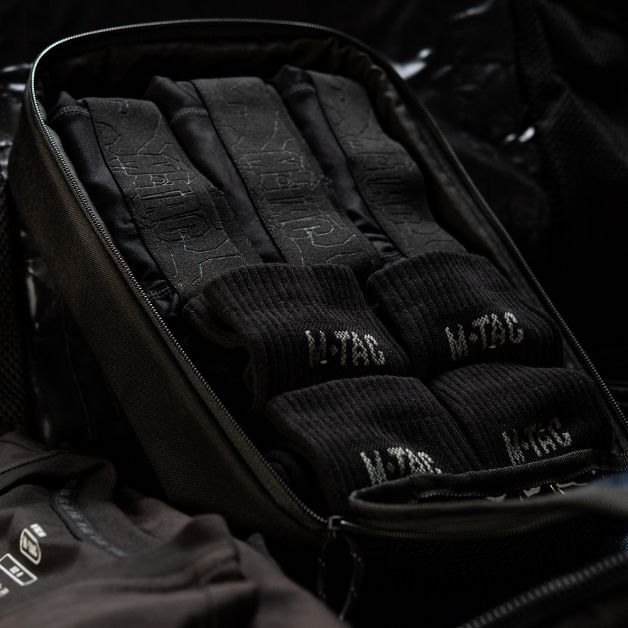 M-Tac органайзер утилитарный прозрачный Elite Large (30х19 см) Black