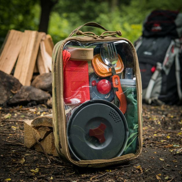 M-Tac органайзер утилитарный прозрачный Elite Large (30х19 см) Multicam