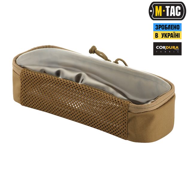 M-Tac органайзер утилитарный прозрачный Elite Medium (26х11 см) Coyote