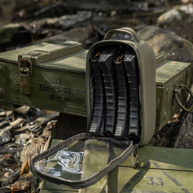 M-Tac органайзер утилитарный прозрачный Elite Small (22х14 см) Ranger Green