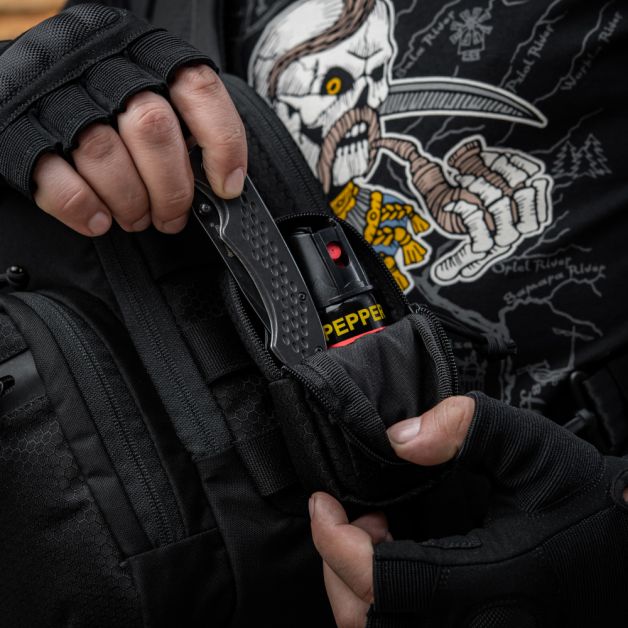 M-Tac подсумок утилитарный плечевой Elite Hex Gen.II Black
