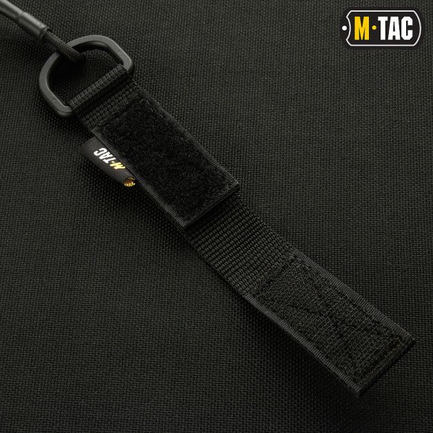 M-Tac шнур страховочный Lite комбинированый с D-кольцом черный