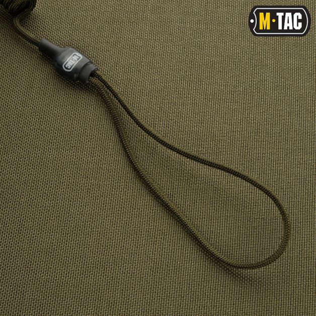 M-Tac шнур страховочный Lite комбинированый с D-кольцом олива