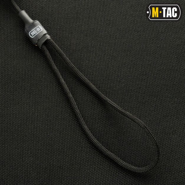 M-Tac шнур страховочный Medium комбинированый с D-кольцом черный