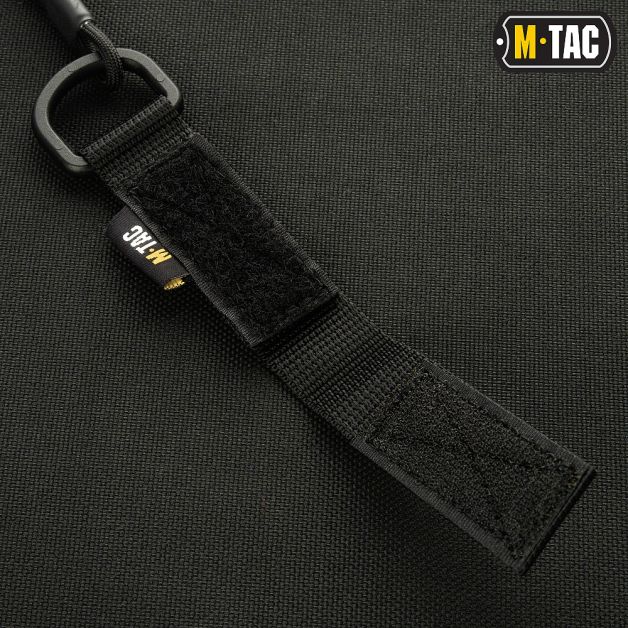 M-Tac шнур страховочный Medium комбинированый с D-кольцом черный