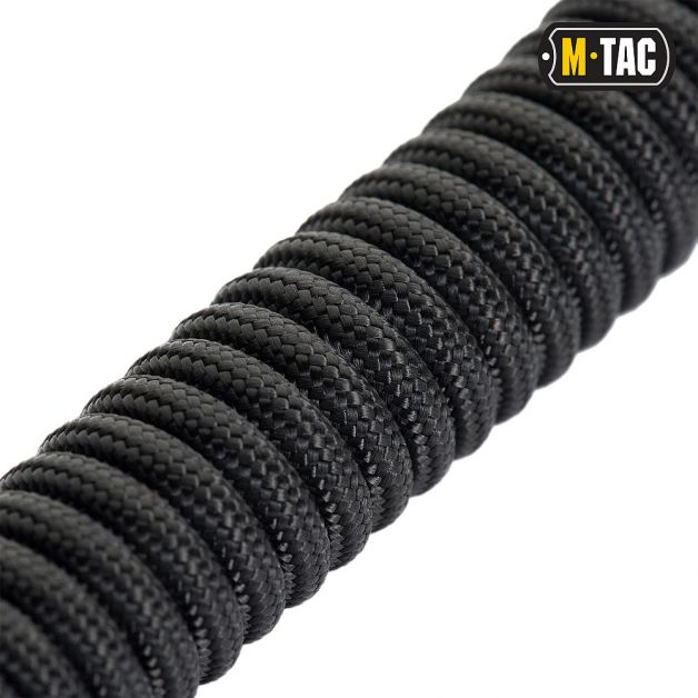 M-Tac шнур страховочный с D-кольцом черный