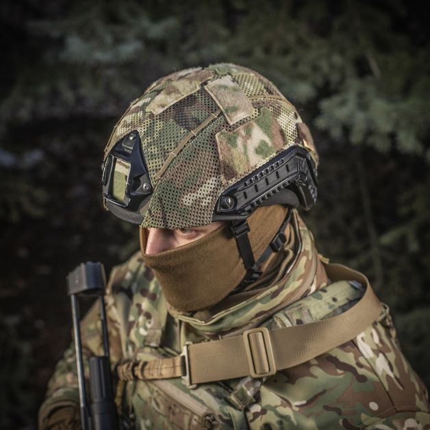 M-Tac кавер на шлем под Shroud Multicam