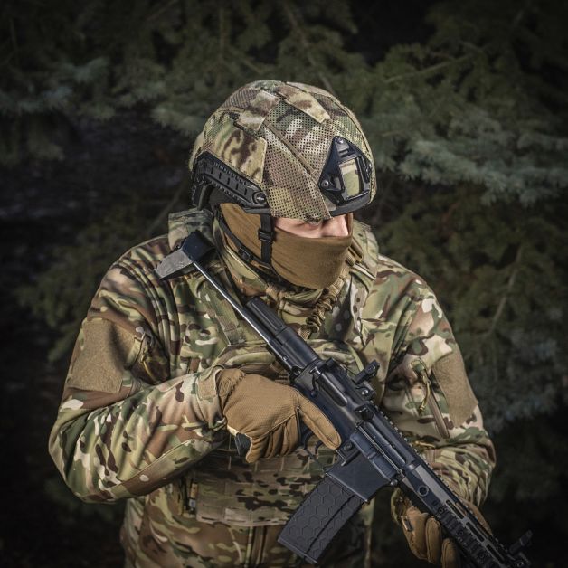 M-Tac кавер на шлем под Shroud Multicam