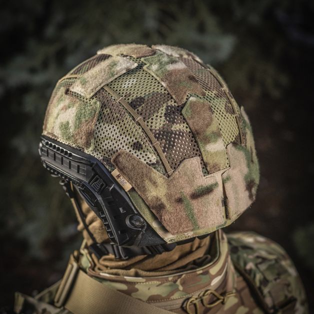 M-Tac кавер на шлем под Shroud Multicam