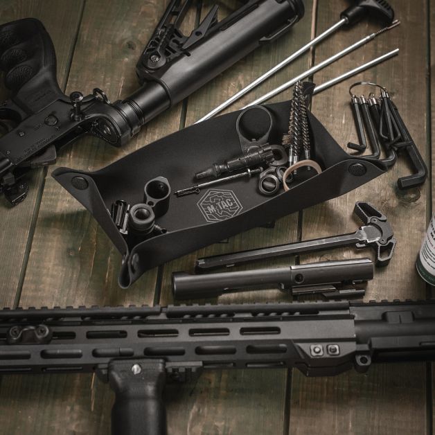 M-Tac лоток для обслуживания оружия в полевых условиях 18х30 см Black