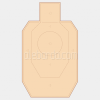 Алебарда мишень IDPA (5 шт)