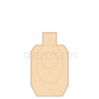 Алебарда мішень IDPA міні (5 шт)