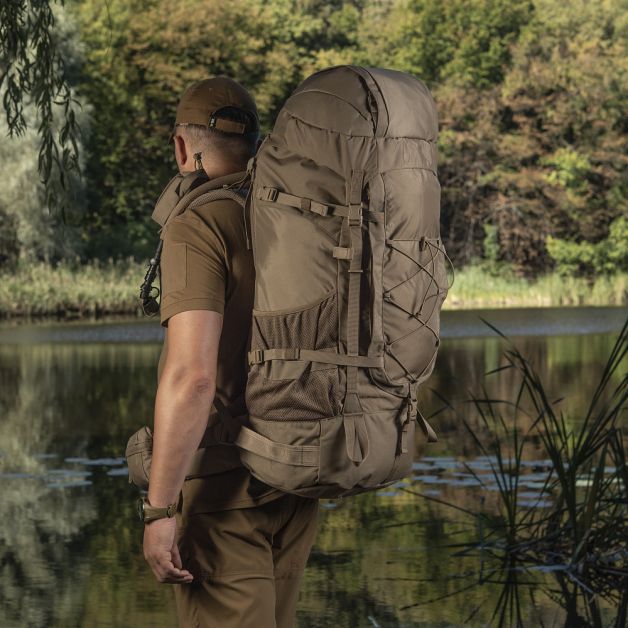 Франц. рюкзак армійський Sac De Montagne 70L Coyote