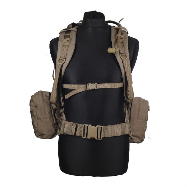 Франц. рюкзак с гидратором Sac De Combat 45L Modele 2009 Coyote