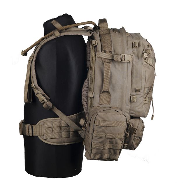 Франц. рюкзак с гидратором Sac De Combat 45L Modele 2009 Coyote