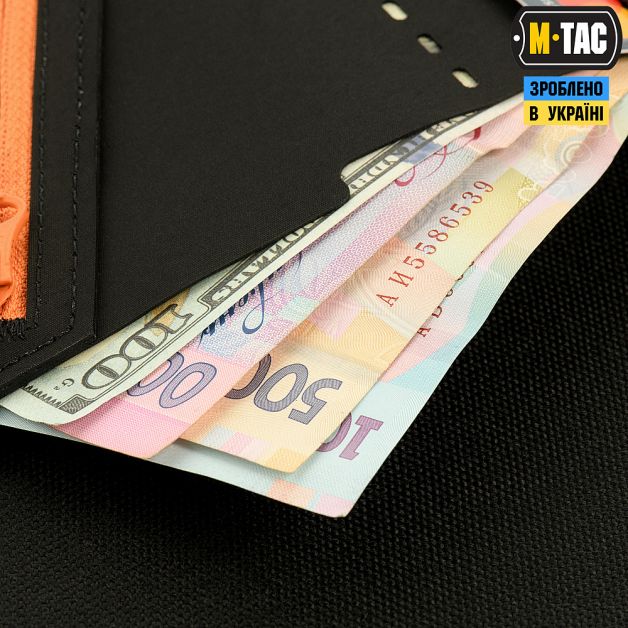 M-Tac кошелек Slim Elite Gen.II Black/Orange
