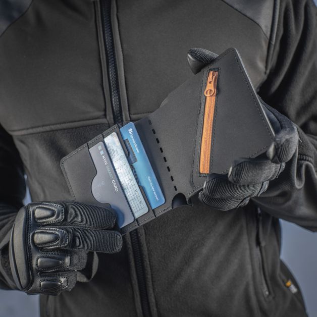M-Tac кошелек Slim Elite Gen.II Black/Orange