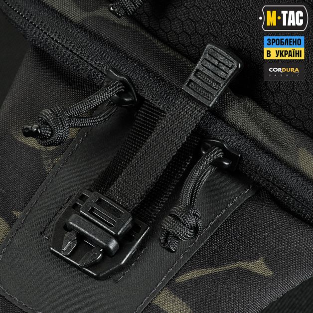 M-Tac сумка Cross Bag Slim Elite Hex Multicam Black/Black