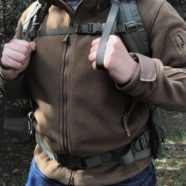 Франц. рюкзак армейский Sac De Montagne Modulable Olive