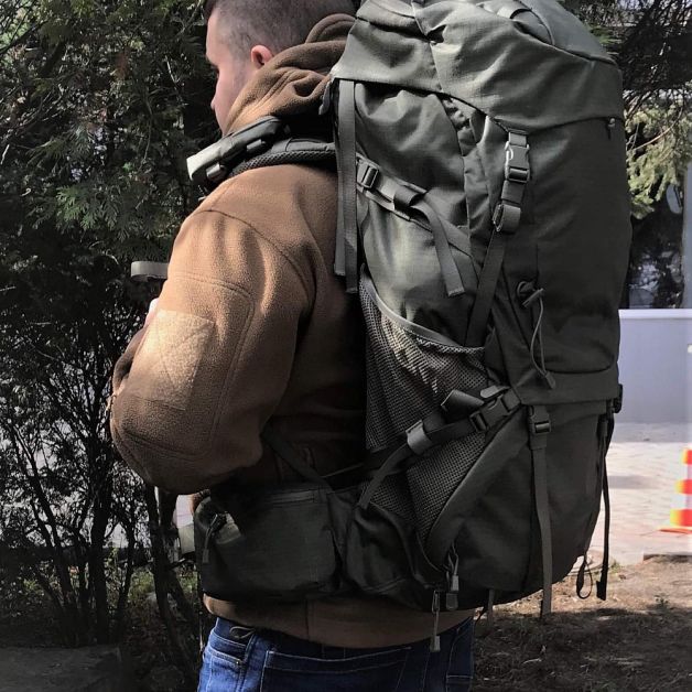 Франц. рюкзак армейский Sac De Montagne Modulable Olive