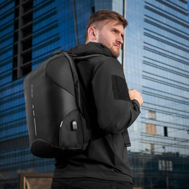 M-Tac рюкзак Urban Line Anti Theft Shell Pack Dark Grey/Black