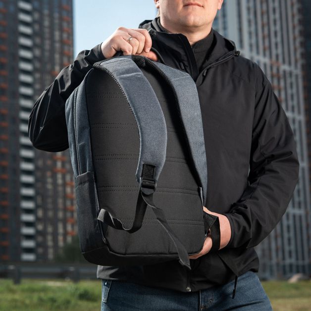 M-Tac рюкзак Urban Line Laptop Pack Dark Grey