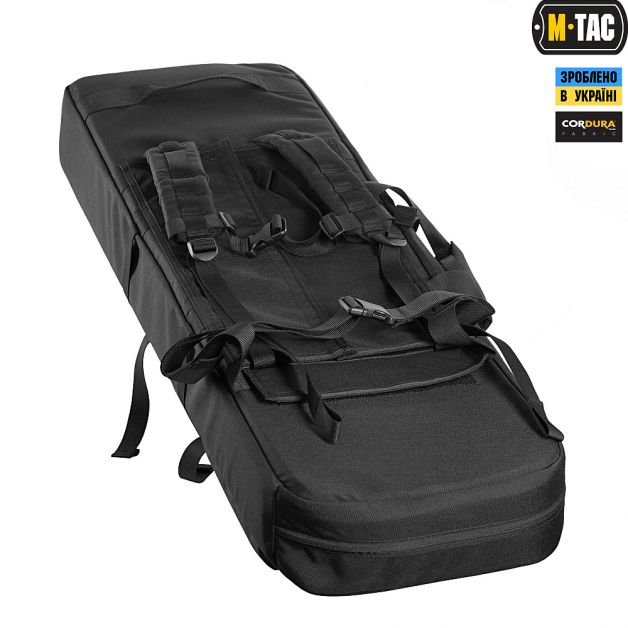 M-Tac кейс для оружия Elite 100 см. (2 отделения) с лямками Black